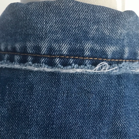 4/$20 Jean Jacket Velvet Heart Embroidered Distressed Women’s Size Medium - Picture 8 of 16